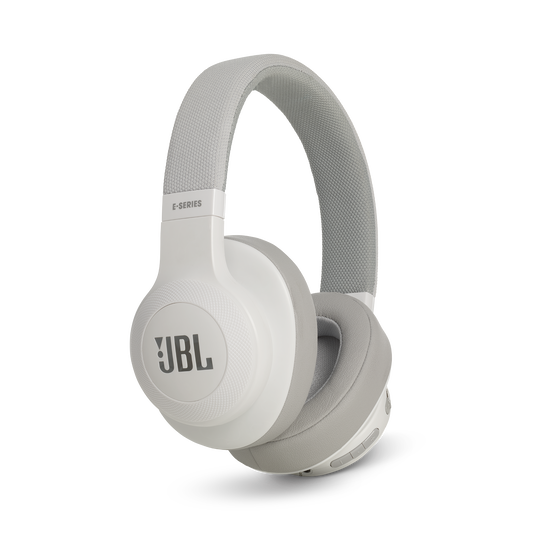 JBL E55BT - White - Wireless over-ear headphones - Detailshot 2