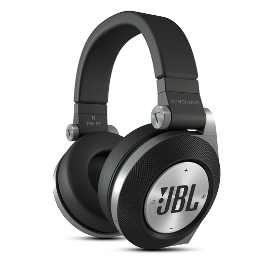 Synchros E50BT - Black - Over-ear, Bluetooth headphones with ShareMe music sharing - Detailshot 1