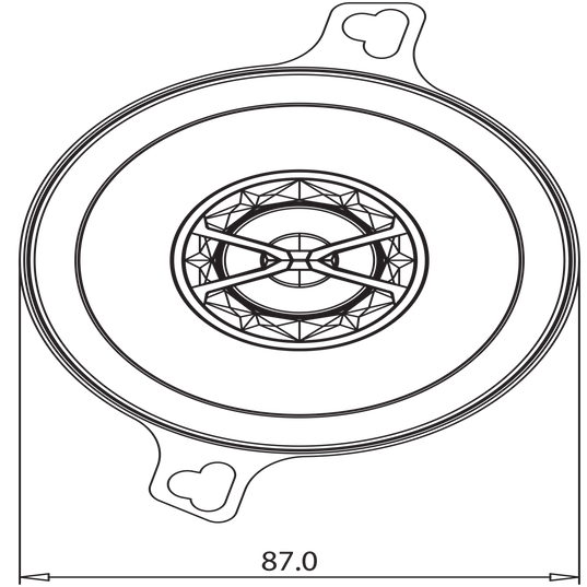 Club 3020 - Black - 3-1/2" (87mm) coaxial car speaker - Detailshot 4
