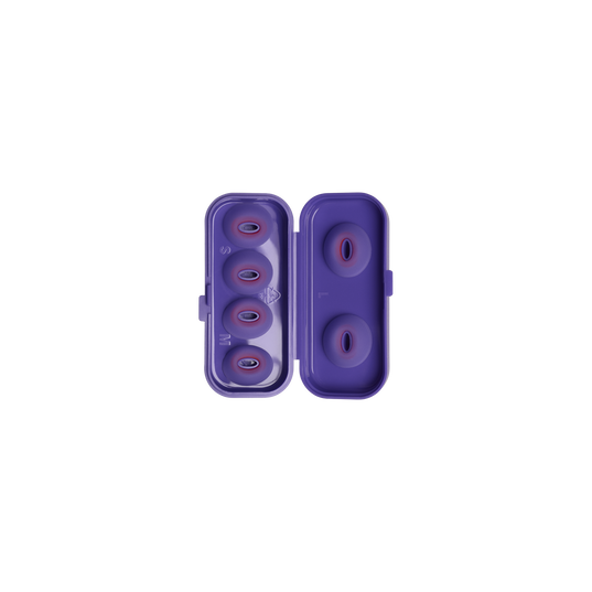 Ear tips and case for TUNE FLEX GHOST - Purple - Hero