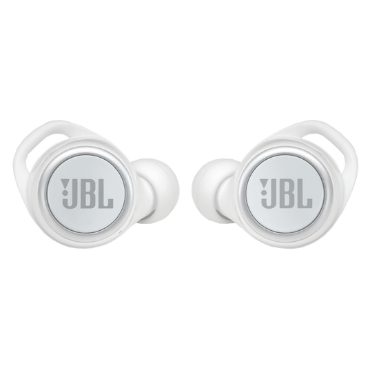 JBL Live 300TWS - White Gloss - True wireless earbuds - Front