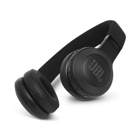JBL E45BT - Black - Wireless on-ear headphones - Hero