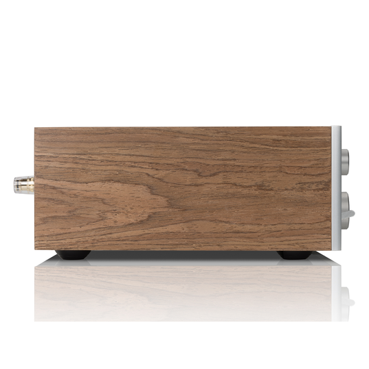 JBL SA750 - Walnut - Streaming Integrated Stereo Amplifier - Left