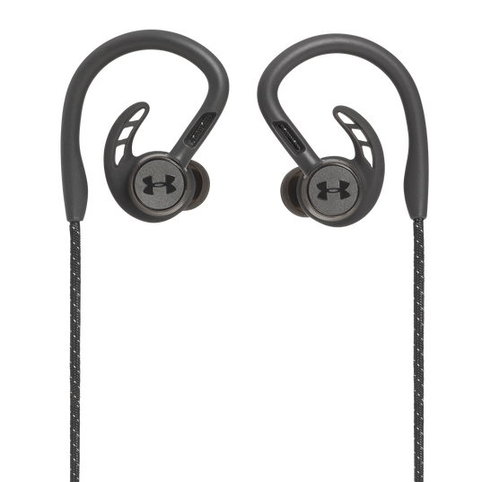UA Sport Wireless PIVOT - Black - Secure-fitting wireless sport earphones with JBL technology and sound - Back