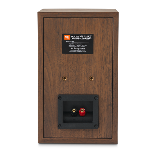 4312MII - Brown - 5.25” 3-way Studio Monitor Loudspeaker - Back