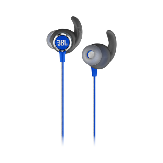 JBL REFLECT MINI 2 - Blue - Lightweight Wireless Sport Headphones - Detailshot 1