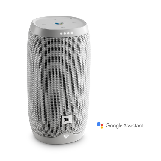 JBL Link 10 - White - Voice-activated portable speaker - Hero