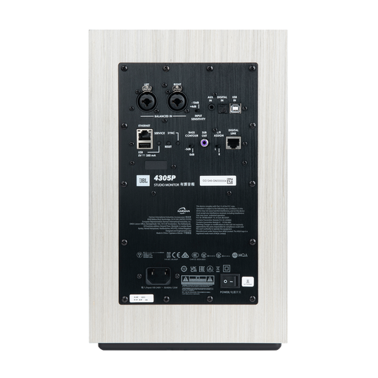 4305P Studio Monitor - White Aspen - Powered Bookshelf Loudspeaker System - Detailshot 8