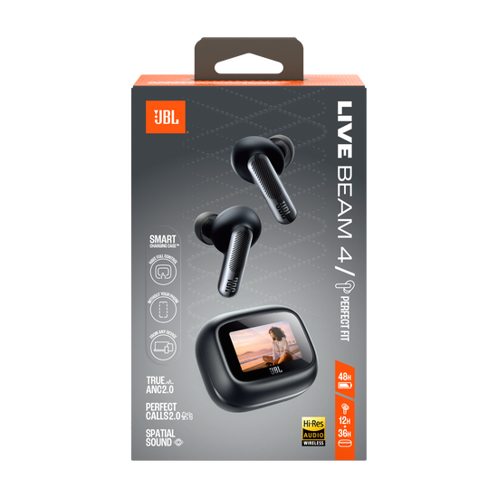 JBL Live Beam 4 | ハイブリッドノイズキャンセリング完全ワイヤレス