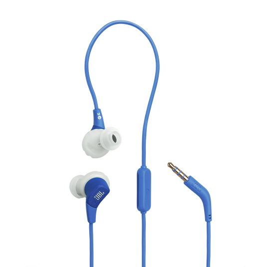 JBL Endurance Run 3 - Blue - Wired Sport Headphones - Hero image number null