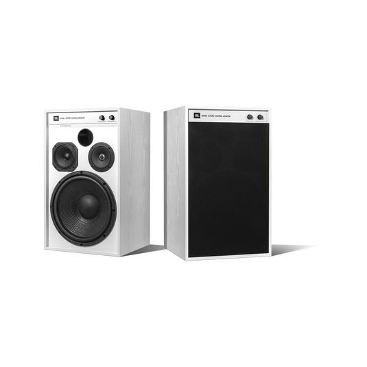 JBL 4312G - White - 12-inch (300mm) 3-way Studio Monitor Bookshelf Loudspeaker - Hero image number null