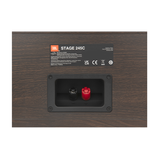 Stage 245C - Espresso - 2.5-Way Quad 4.5-inch (114mm) Center Channel Loudspeaker - Detailshot 7 image number null