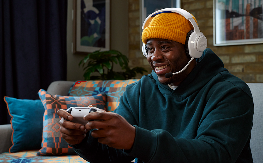 JBL Quantum 360P Console Wireless ゲームチャットバランスダイヤルと着脱可能なボイスフォーカスマイク - Image