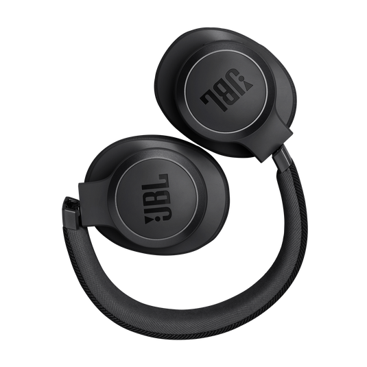 JBL Live 770NC - Black - Wireless Over-Ear Headphones with True Adaptive Noise Cancelling - Detailshot 5 image number null
