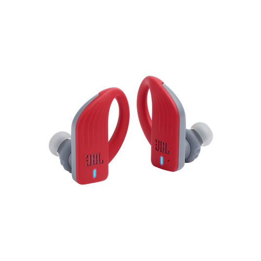 JBL Endurance PEAK - Red - Waterproof True Wireless In-Ear Sport Headphones - Detailshot 3 image number null