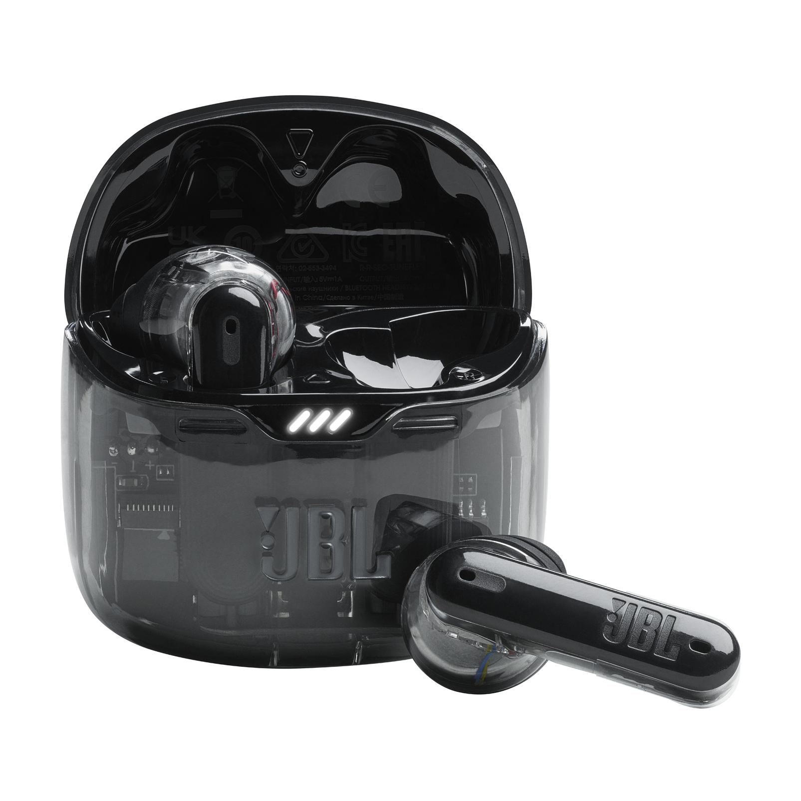 JBL TUNE FLEX GHOST ワイヤレスイヤホン bluetooth 2ウェイ装着/ノイズキャンセリング/IPX4/ホワイト/JB JBL Tune Flex Ghost Edition