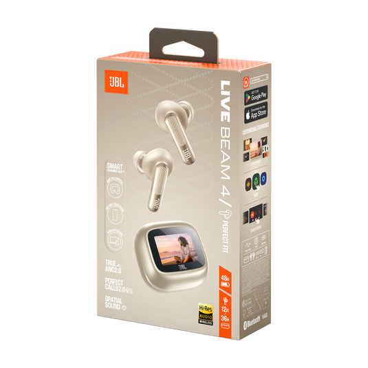 新製品 JBL Live Beam 4 ワイヤレスイヤホン bluetooth JBL Live Beam 4 | ハイブリッドノイズキャンセリング完全ワイヤレス