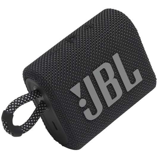 JBL Go 3 - Black - Portable Waterproof Speaker - Detailshot 1 image number null