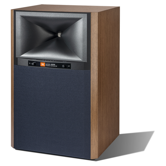 4329P Studio Monitor Powered Loudspeaker System - Natural Walnut - Powered Bookshelf Loudspeaker System - Detailshot 1 image number null