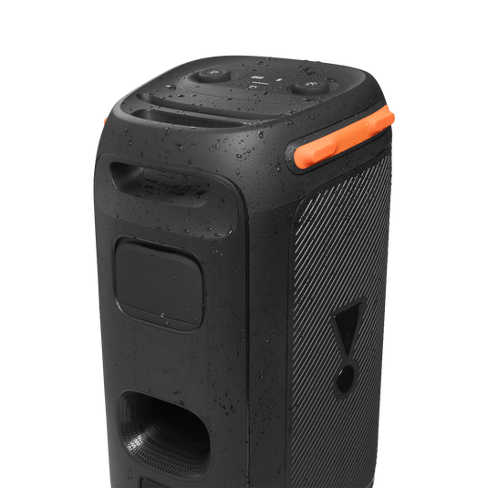 JBL Partybox 110 - Black - Portable party speaker with 160W powerful sound, built-in lights and splashproof design. - Detailshot 6 image number null