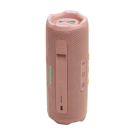 JBL Flip 7 - Pink - Portable waterproof and drop-proof speaker - Back image number null