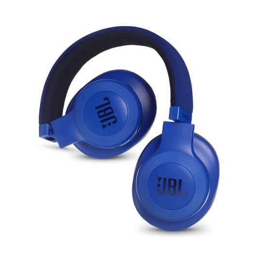 JBL E55BT - Blue - Wireless over-ear headphones - Detailshot 1 image number null