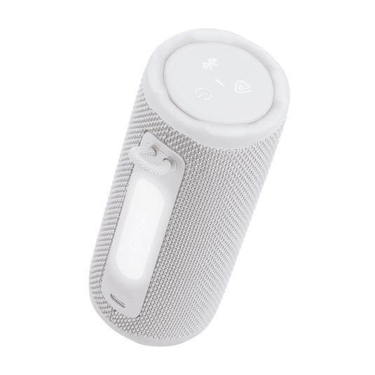JBL Grip - White - Compact Bluetooth speaker with bold JBL Pro Sound and ambient light - Detailshot 1 image number null