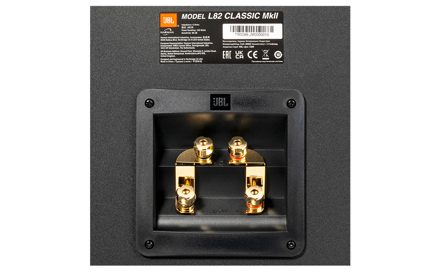 L82 Classic MkII 基板と素子をアップグレードし 、LF/HFのグランド回路を分離することでバイワイヤリング接続/パッシブバイアンプ駆動に対応した新設計ネットワークと金メッキ・デュアルターミナルを装備 - Image