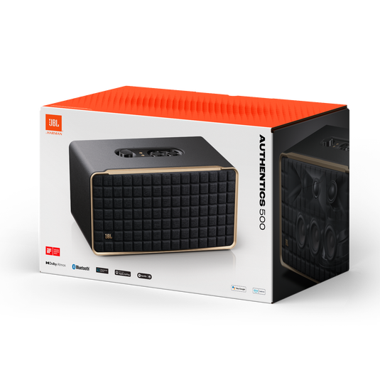 JBL Authentics 500 | Wi-Fi、Bluetooth、音声アシスタントを備えた