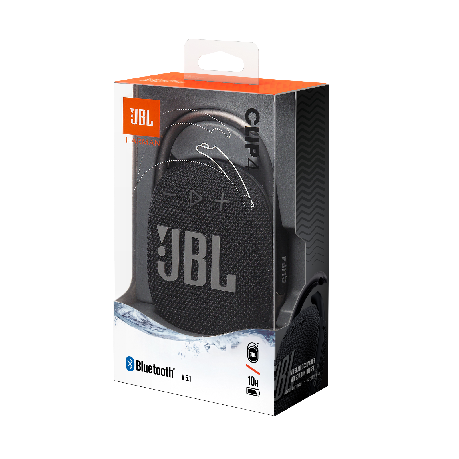 JBL Clip 4 | 防水ポータブルスピーカー