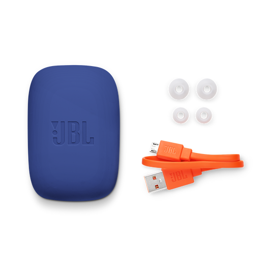 JBL Endurance JUMP - Blue - Waterproof Wireless Sport In-Ear Headphones - Detailshot 4 image number null