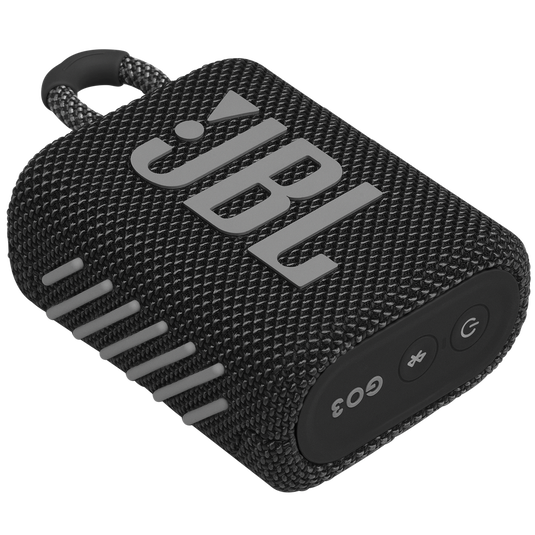 JBL Go 3 - Black - Portable Waterproof Speaker - Detailshot 3 image number null