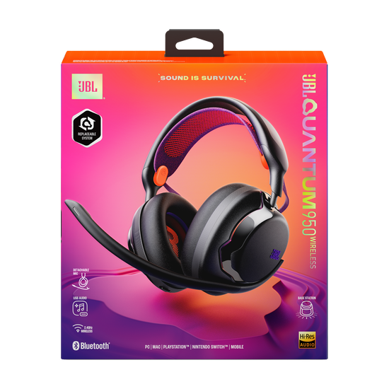 JBL QUANTUM 950 Wireless ゲーミングヘッドセット JBL Quantum 950 | アダプティブノイズキャンセリング搭載ワイヤレス