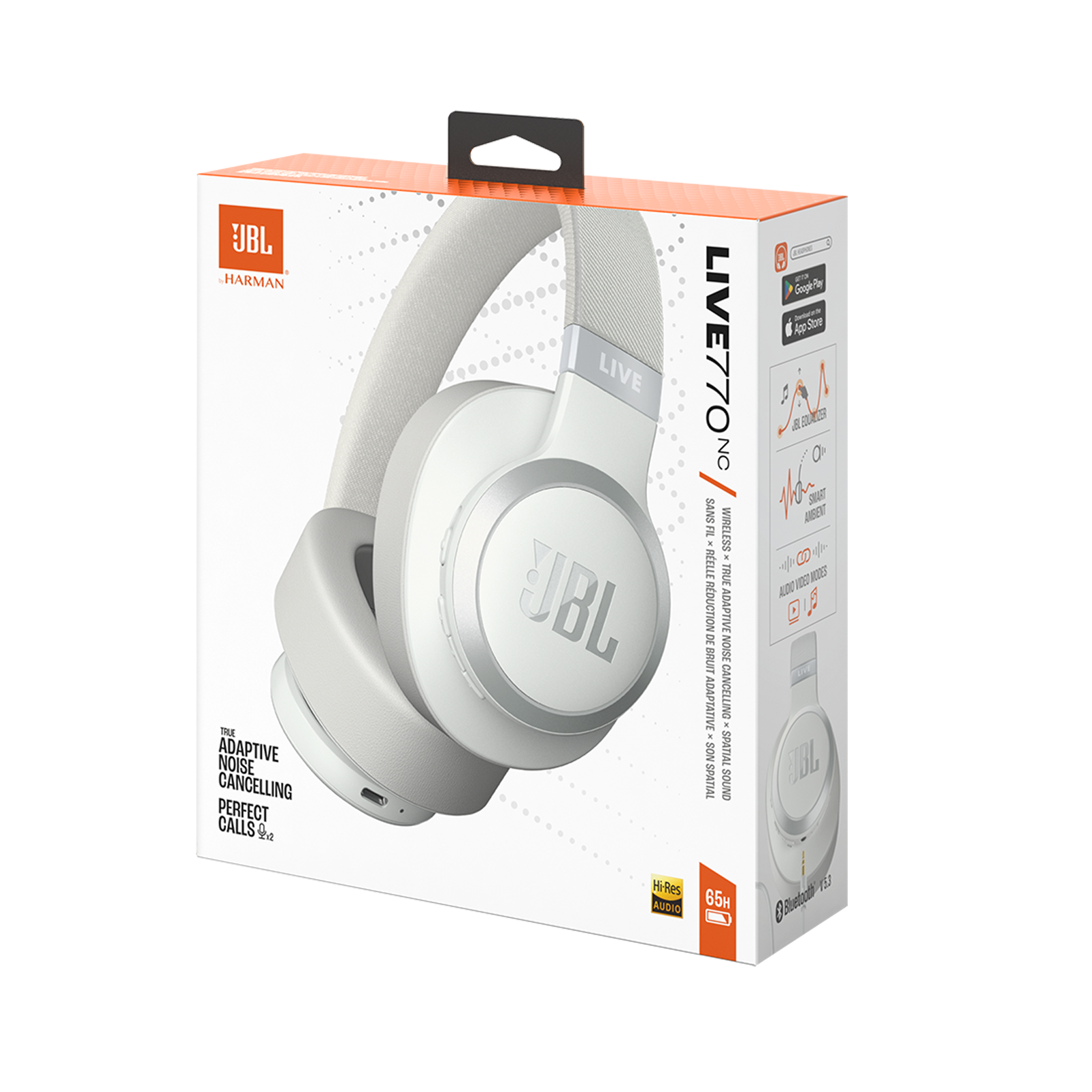 JBL ワイヤレス ノイズキャンセリング ヘッドホン LIVE650BTNC