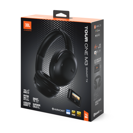 JBL TOUR ONE M3 ワイヤレスヘッドホン　トランスミッター付きモデル JBL Tour One M3 Smart Tx | JBL Smart Tx付属ワイヤレスノイズ