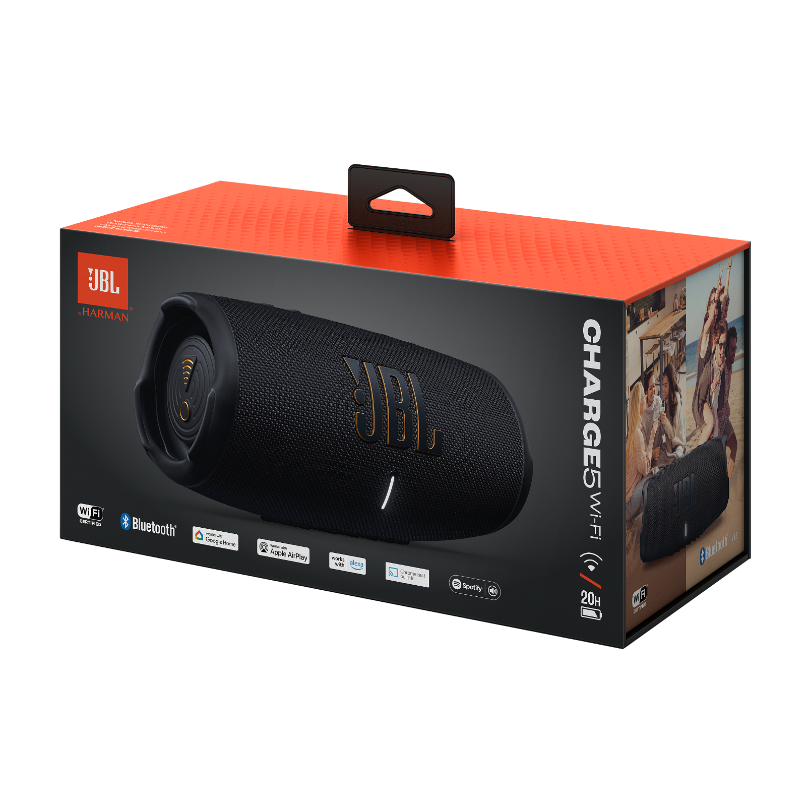 JBL CHARGE5 Bluetoothスピーカー 2ウェイ・スピーカー構成/USB C充電