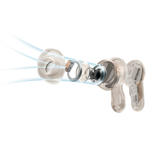 JBL Tour Pro 3 - Latte - True Wireless Noise Cancelling earbuds with Smart Charging Case™ - Detailshot 13 image number null