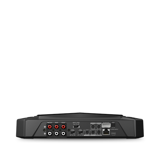 GRAND TOURING GTR 104 - Black - 100W RMS 4-Channel Stadium Series Bluetooth Car Amplifier with Clari-Fi Technology and Party Mode - Detailshot 2 image number null