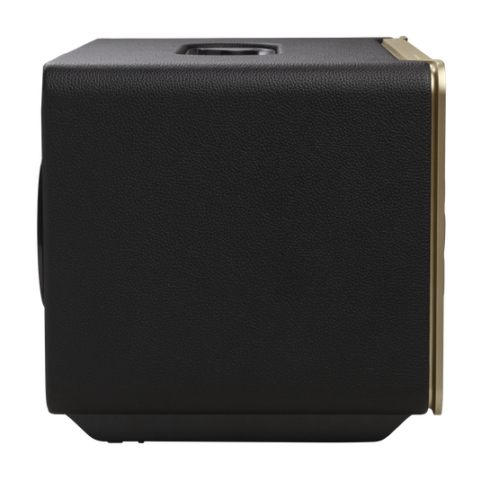 JBL Authentics 500 - Black - Hi-fidelity smart home speaker with Wi-Fi, Bluetooth and Voice Assistants with retro design. - Left image number null