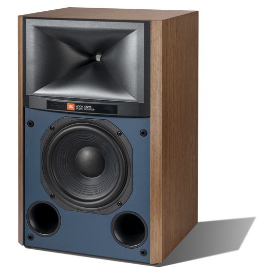 4329P Studio Monitor Powered Loudspeaker System - Natural Walnut - Powered Bookshelf Loudspeaker System - Detailshot 4 image number null