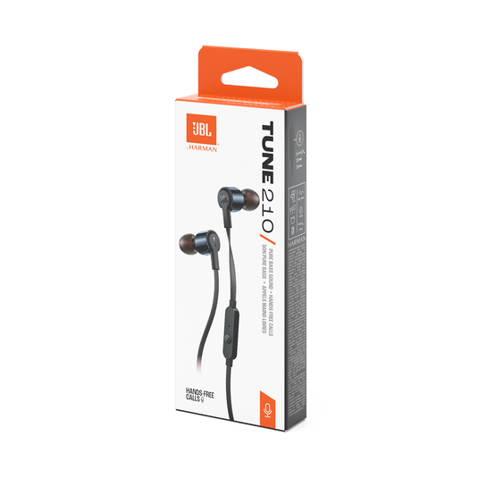 (未使用･未開封品)　JBL T210 イヤホン カナル型/マイク付 ブラック JBLT210BLK  qdkdu57 T210(ティー210) : JBL/カナルイヤホン,有線
