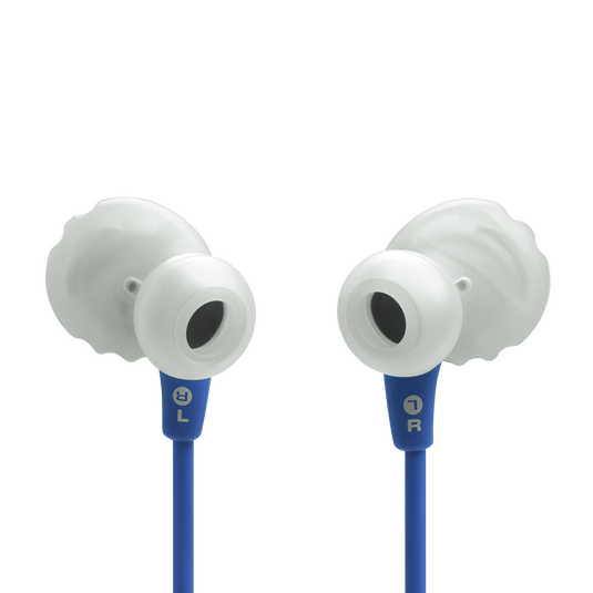JBL Endurance Run 3 - Blue - Wired Sport Headphones - Back image number null