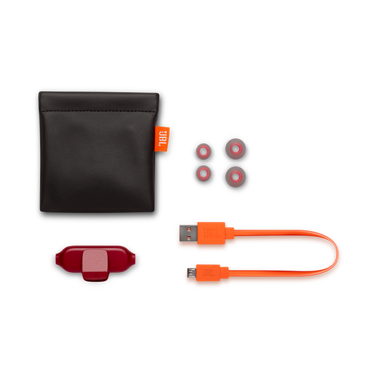 E25BT - Red - Wireless in-ear headphones - Detailshot 4 image number null