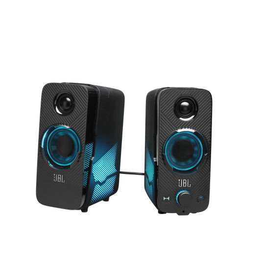 JBL Quantum Duo - Black Matte - PC Gaming Speakers - Hero image number null