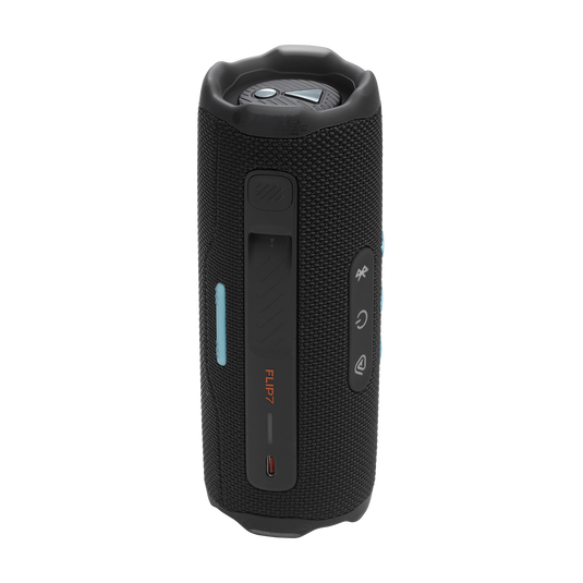 JBL Flip 7 - Funky Black - Portable waterproof and drop-proof  speaker - Back image number null