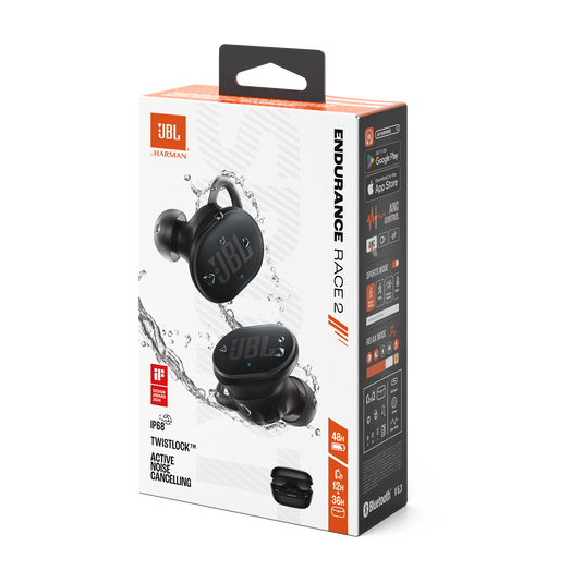 JBL ENDURANCE RACE2 ワイヤレスイヤホン JBL Endurance Race 2 | 防水対応完全ワイヤレスイヤホン
