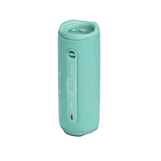 JBL Flip 6 - Teal - Portable Waterproof Speaker - Back image number null