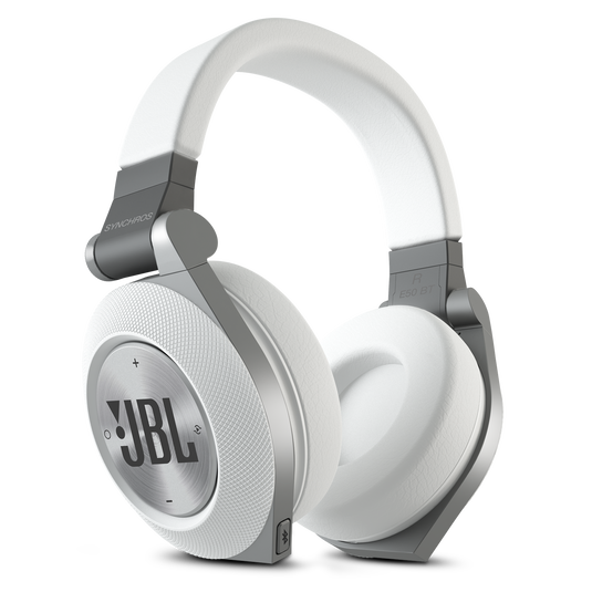 Synchros E50BT - White - Over-ear, Bluetooth headphones with ShareMe music sharing - Hero image number null