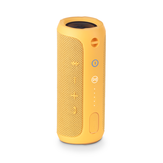 JBL Flip 3 - Yellow - Splashproof portable Bluetooth speaker with powerful sound and speakerphone technology - Back image number null