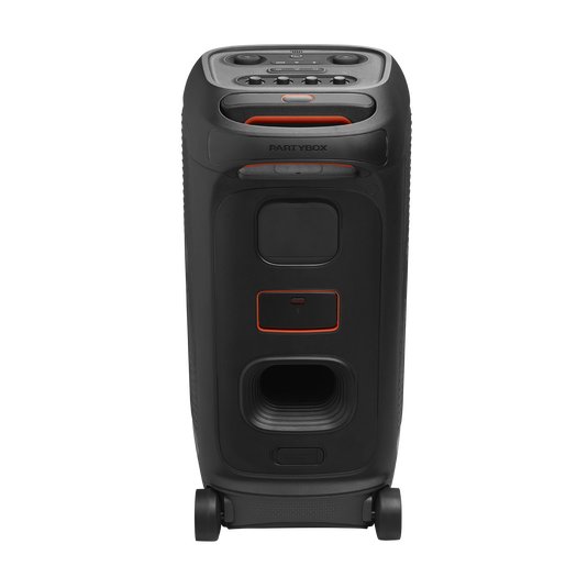 JBL PartyBox Stage 320 - Black - Portable party speaker with wheels - Back image number null